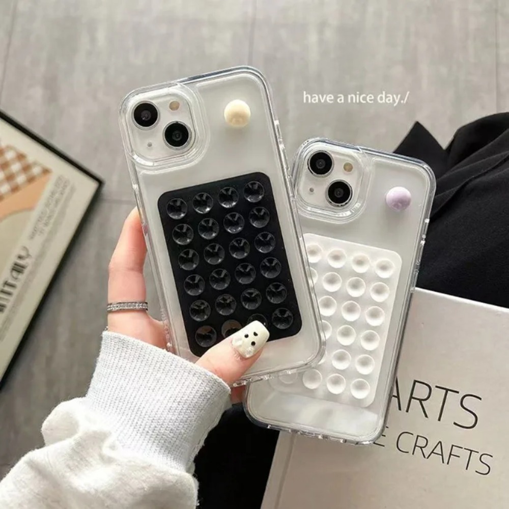 Phone Cases - Силиконовый держатель-присоска для телефона, многофункциональная настенная