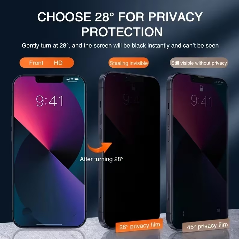 1-3 шт. защитного стекла с ант – обзор и цена Anti Peek Privacy Tempered Glass