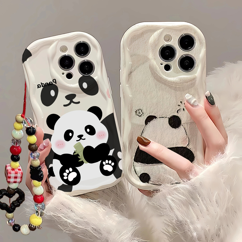 Чехол с ремешком на запястье C – обзор и цена Cute Cartoon Wrist Strap Silicone Case