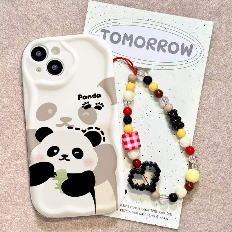 Чехол с ремешком на запястье C – обзор и цена Cute Cartoon Wrist Strap Silicone Case