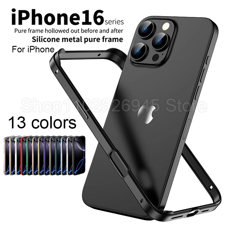Гибридный силиконовый чехол с  – обзор и цена Metal Bumper Aluminum Frame Case