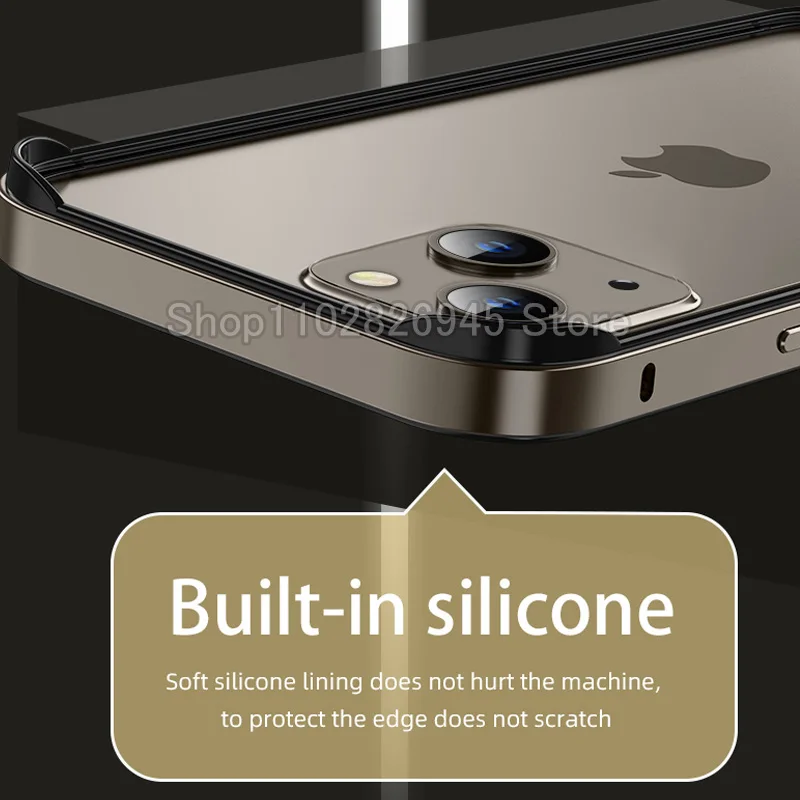 Гибридный силиконовый чехол с  – обзор и цена Metal Bumper Aluminum Frame Case