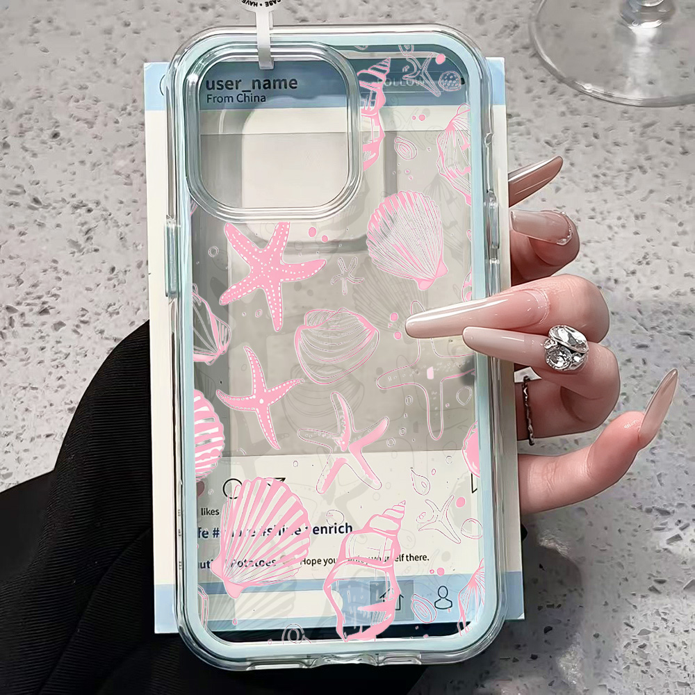 Летний розовый прозрачный чехо – обзор и цена Clear Shockproof Bumper Case