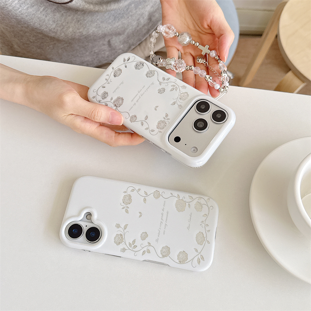 Винтажный серебряный чехол для – обзор и цена Vintage Floral Pattern Soft Case