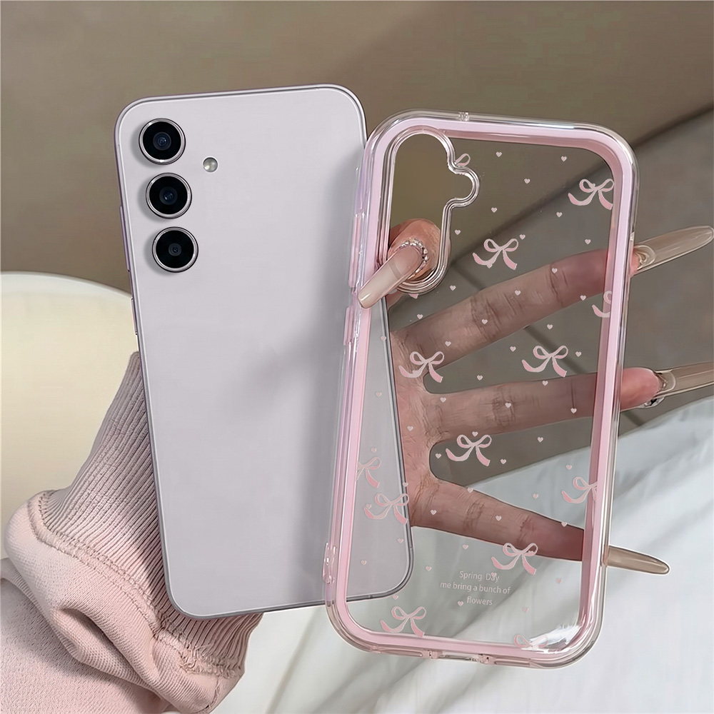 Милый розовый чехол с бантом д – обзор и цена Clear Shockproof Bumper Case