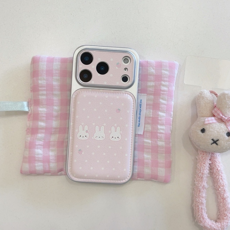 Милый кожаный чехол для телефо – обзор и цена Cute Cartoon Wrist Strap Silicone Case
